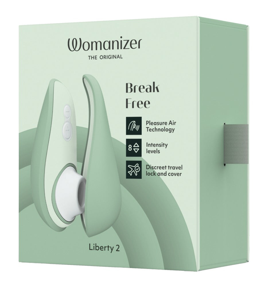 Womanizer Liberty 2 – Succhia Clitoride Compatto con Cover Magnetica, Verde menta, foto 7
