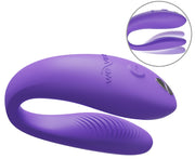 We-Vibe Sync Go - vibratore di coppia compatto, impermeabile, da app, Viola, foto 1