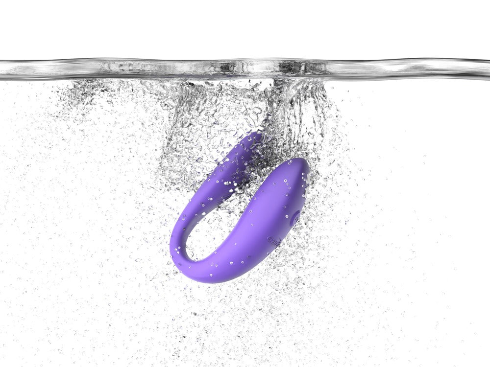 We-Vibe Sync Go - vibratore di coppia compatto, impermeabile, da app, Viola, foto 5