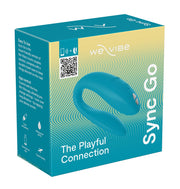 We-Vibe Sync Go - vibratore di coppia compatto, impermeabile, da app, Turchese, foto 3