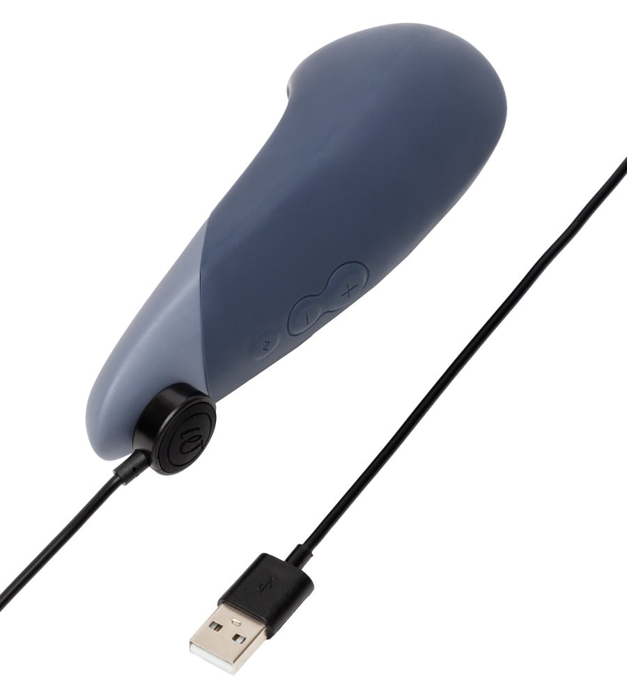 Womanizer Vibe – Vibratore Clitorideo da Appoggio UltraWave, Blu grigio, foto 6