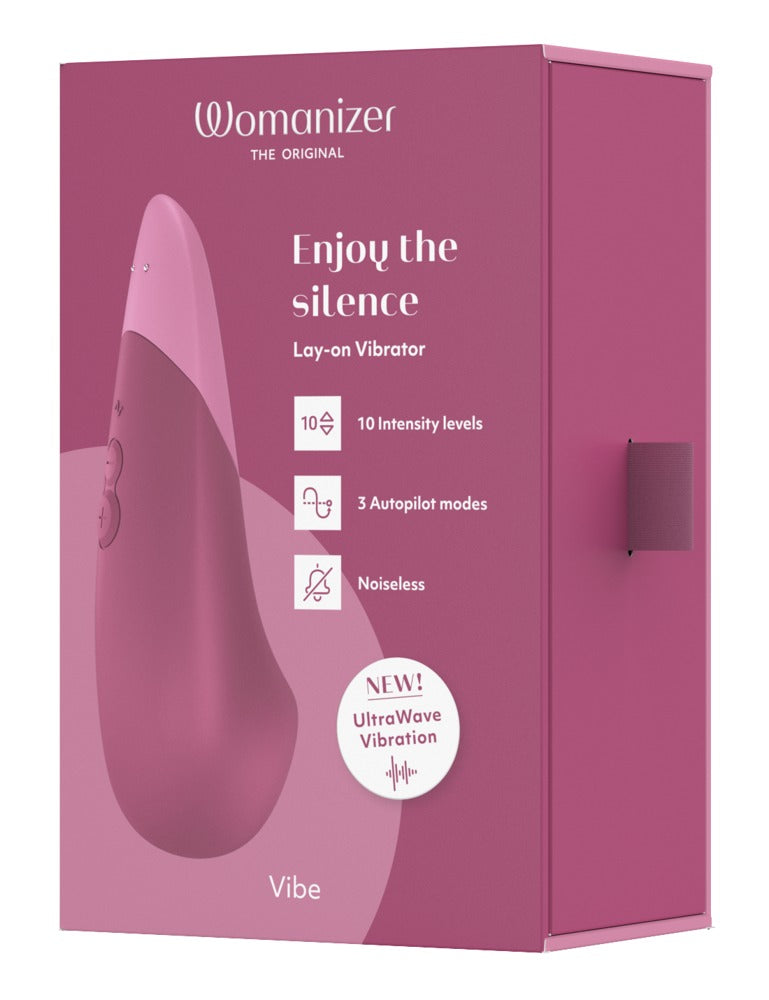 Womanizer Vibe – Vibratore Clitorideo da Appoggio UltraWave, Rosa, foto 3
