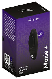 We-Vibe Moxie+ - Vibratore indossabile per mutandine con magnete, Nero, foto 7