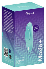 We-Vibe Moxie+ - Vibratore indossabile per mutandine con magnete, Turchese, foto 3
