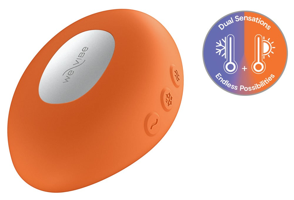 We-Vibe Temp - Stimolatore clitorideo con funzione caldo e freddo, Arancione, foto 1