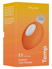 We-Vibe Temp - Stimolatore clitorideo con funzione caldo e freddo, Arancione, foto 7