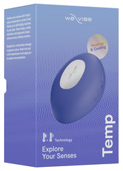 We-Vibe Temp - Stimolatore clitorideo con funzione caldo e freddo, Blu, foto 3