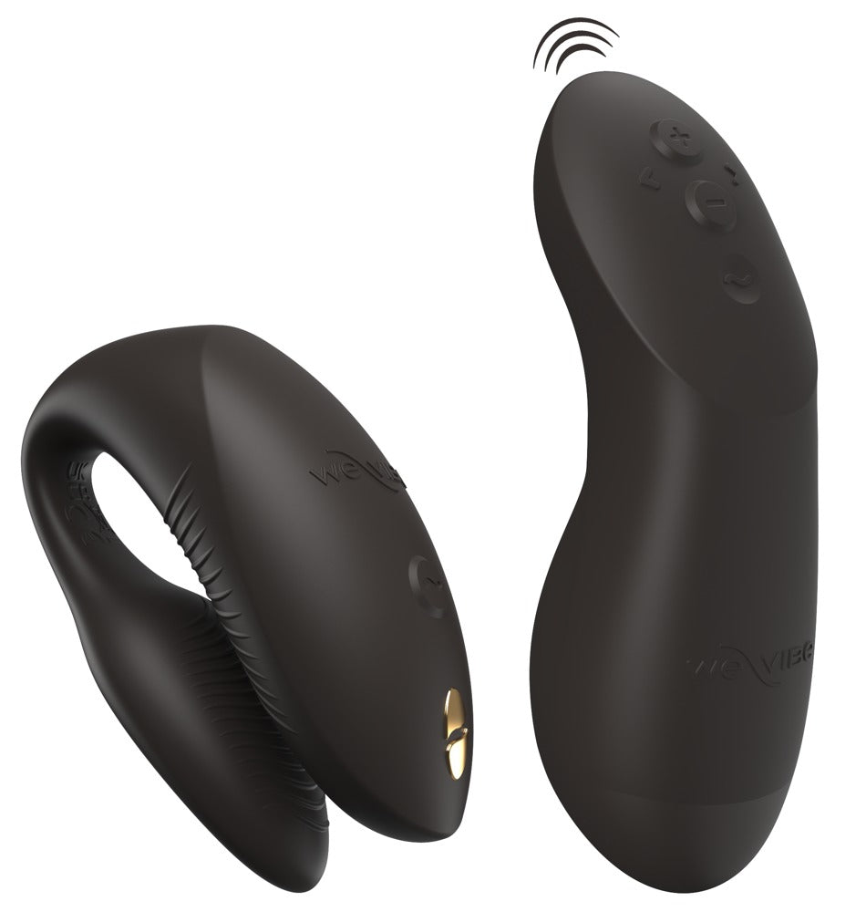 We-Vibe Chorus Pro - vibratore di coppia a tre motori con Fusion Wave, Nero, foto 2