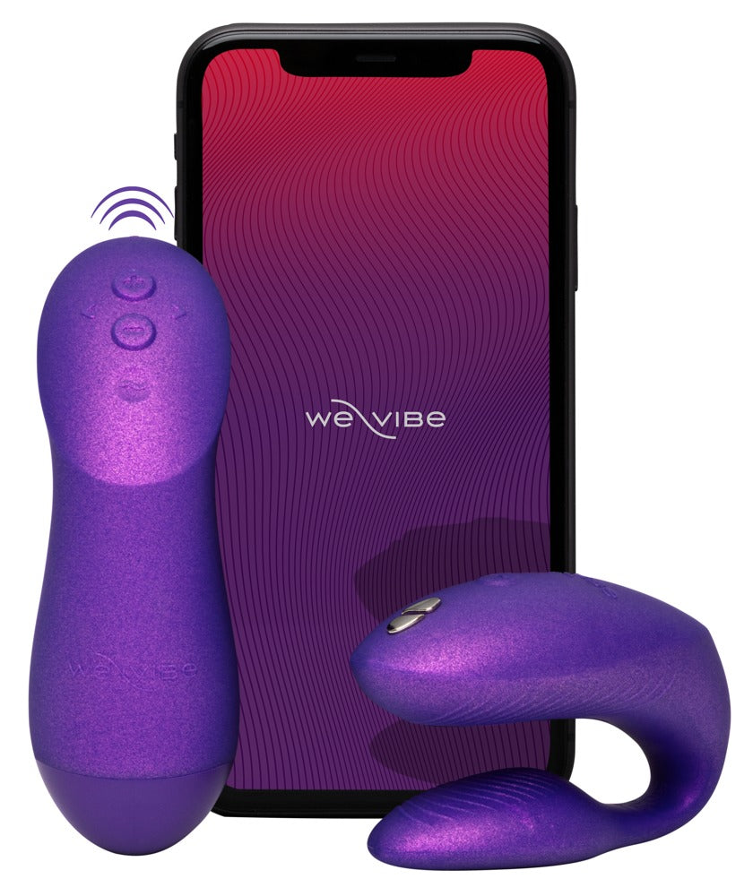 We-Vibe Chorus Pro - vibratore di coppia a tre motori con Fusion Wave, Viola, foto 1
