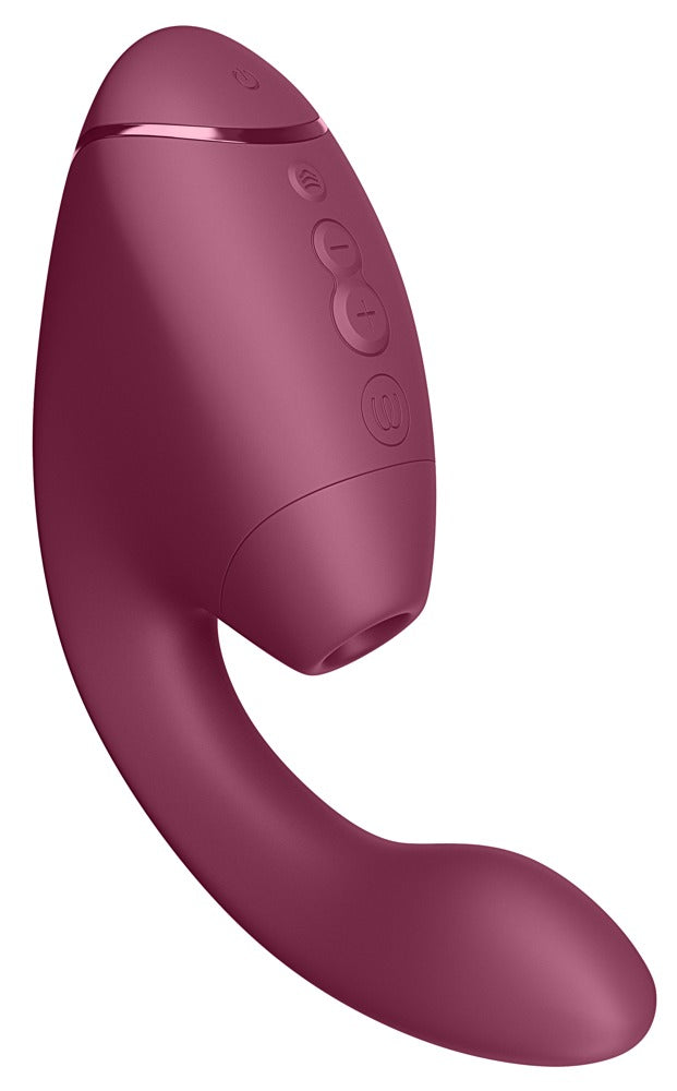 Womanizer Next Duo – Doppio Stimolatore Clitoride e Punto G, Rosso vino, foto 1