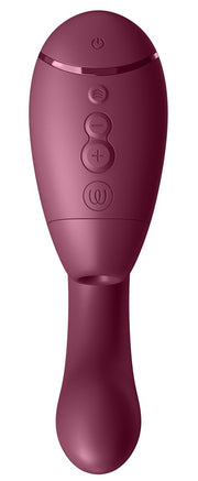 Womanizer Next Duo – Doppio Stimolatore Clitoride e Punto G, Rosso vino, foto 2