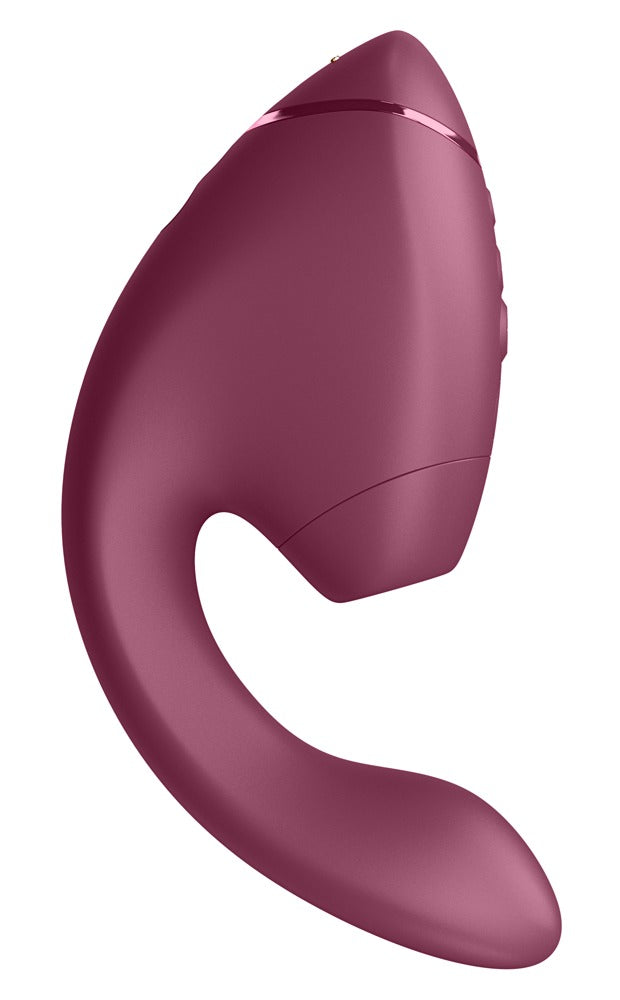 Womanizer Next Duo – Doppio Stimolatore Clitoride e Punto G, Rosso vino, foto 3