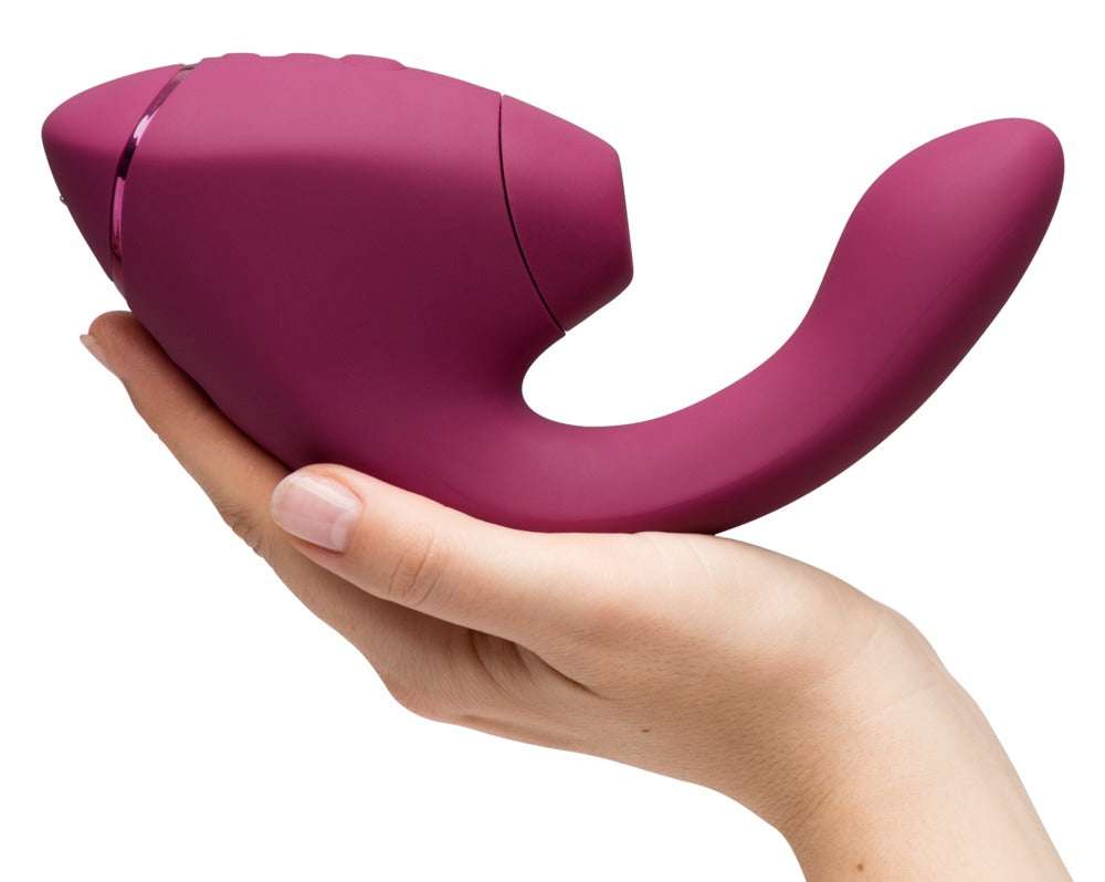 Womanizer Next Duo – Doppio Stimolatore Clitoride e Punto G, Rosso vino, foto 6