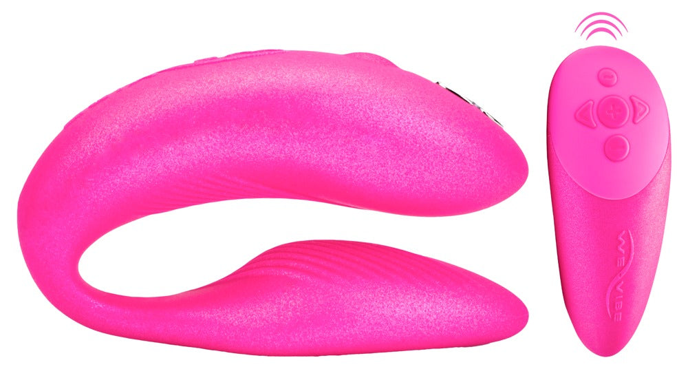 We-Vibe Chorus - vibratore di coppia con telecomando sensibile alla stretta, Fucsia, foto 1