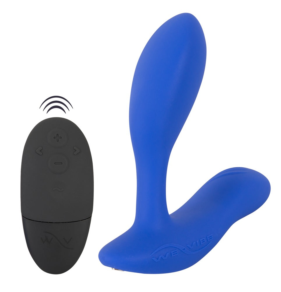 We-Vibe Vector+ - Vibratore prostatico regolabile con telecomando, Blu, foto 1