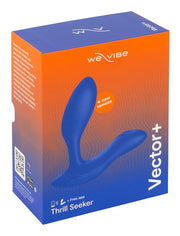 We-Vibe Vector+ - Vibratore prostatico regolabile con telecomando, Blu, foto 3