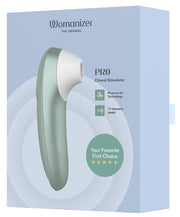Womanizer Pro – Succhia Clitoride Pleasure Air con 11 Intensità, Verde salvia, foto 3