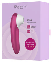 Womanizer Pro – Succhia Clitoride Pleasure Air con 11 Intensità, Fucsia, foto 3