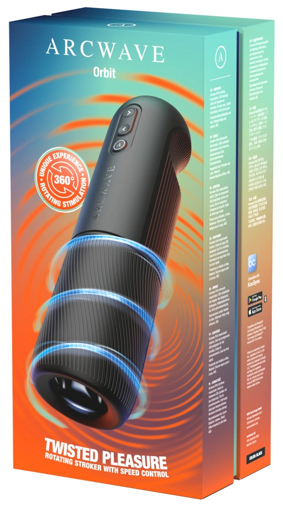 Arcwave Orbit - Masturbatore con fodera rotante a 360 gradi, foto 7