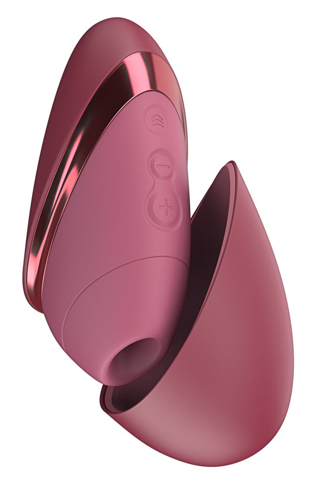 Womanizer Next Liberty – Succhia Clitoride 3D Pleasure Air Compatto, Bordeaux, foto 1