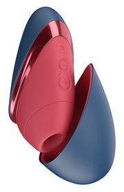 Womanizer Next Liberty – Succhia Clitoride 3D Pleasure Air Compatto, Blu e rosso, foto 1