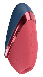 Womanizer Next Liberty – Succhia Clitoride 3D Pleasure Air Compatto, Blu e rosso, foto 2
