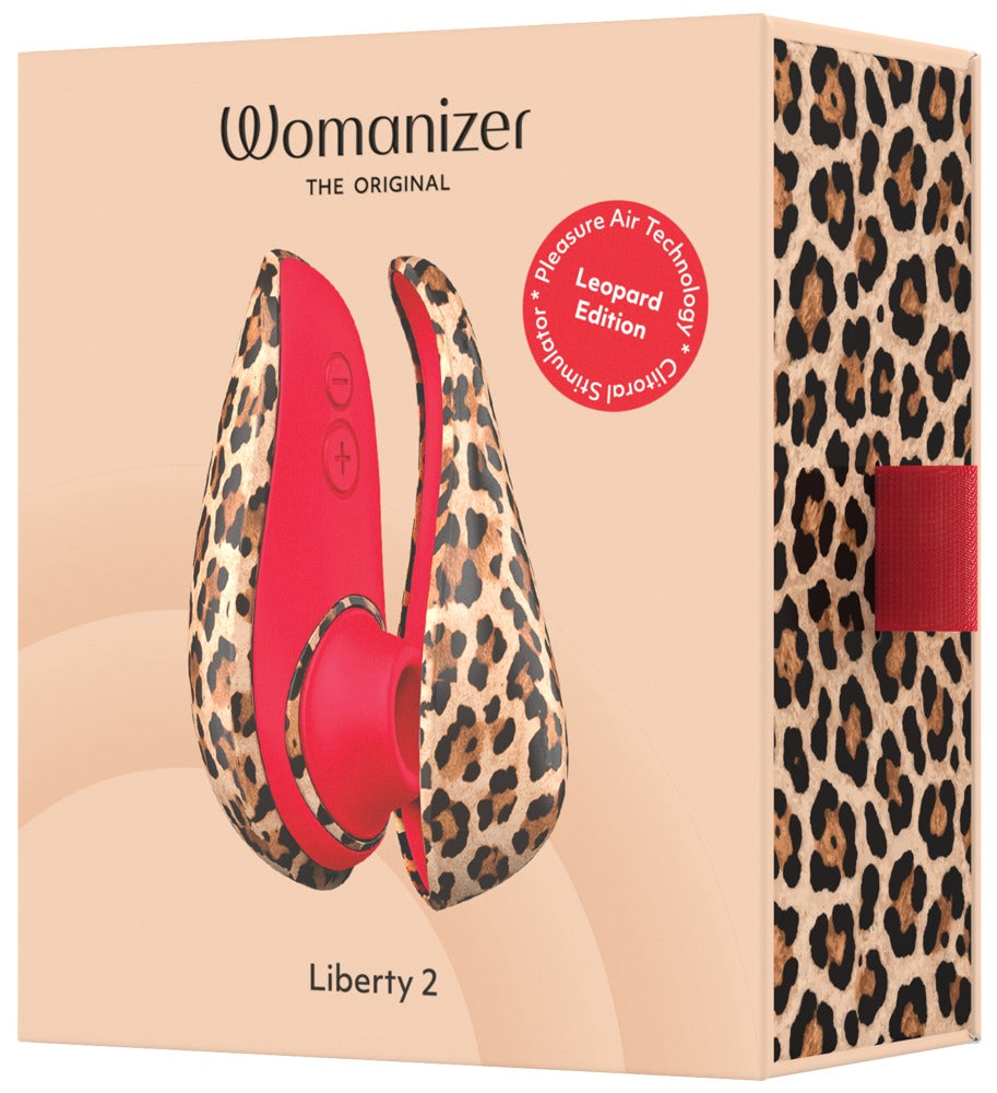 Womanizer Liberty 2 – Succhia Clitoride Compatto con Cover Magnetica, Leopardato, foto 3