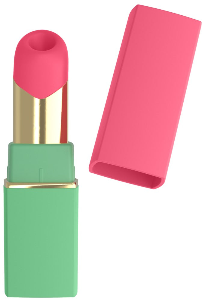 Womanizer Beauty – Succhia Clitoride a Forma di Rossetto, Verde e rosa, foto 3