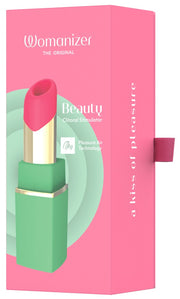 Womanizer Beauty – Succhia Clitoride a Forma di Rossetto, Verde e rosa, foto 7