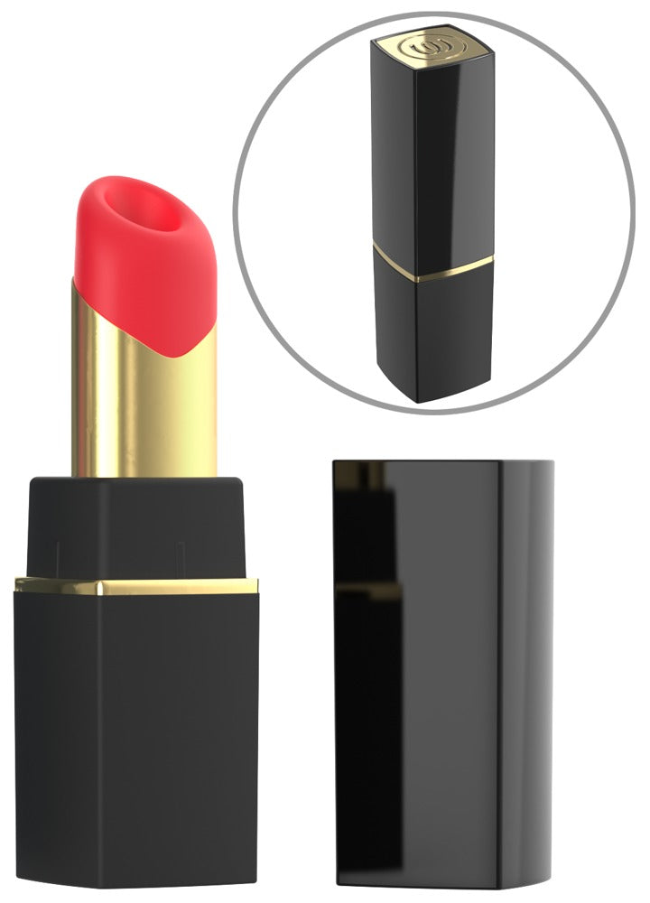 Womanizer Beauty – Succhia Clitoride a Forma di Rossetto, Nero, foto 1