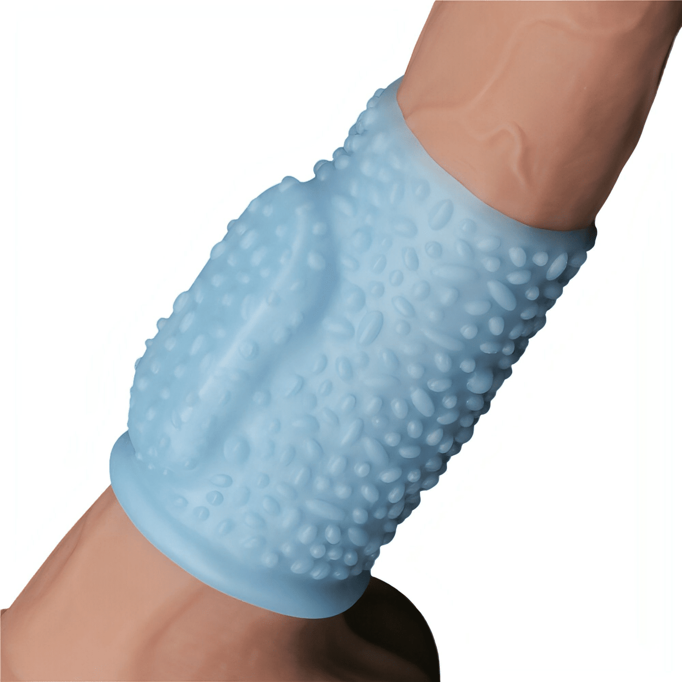 Vibrating Clouds Knights Guaina Fallica Stimolante con Vibrazione - Azzurro Lovetoy