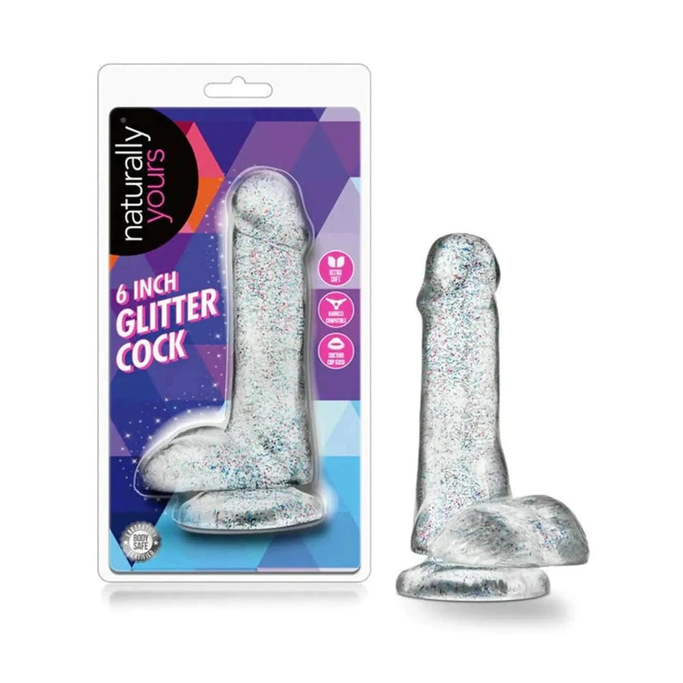6″ Glitter Cock