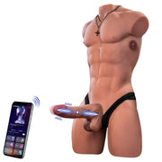 Henry Torso Uomo 15.5 kg con Pene Vibrante a Spinta e App – immagine 6
