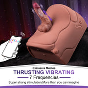 Brenda Rider – Sella Erotica con Dildo Vibrante 16 cm e App – immagine 3