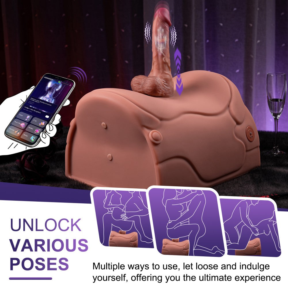 Brenda Rider – Sella Erotica con Dildo Vibrante 16 cm e App – immagine 6