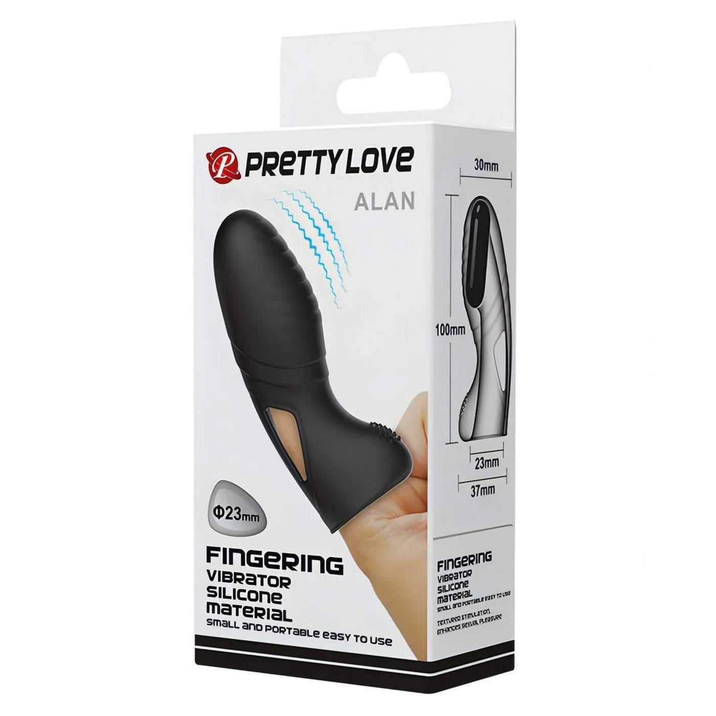 Alan Finger Vibe con nervature stimolanti Ø 2.3 cm