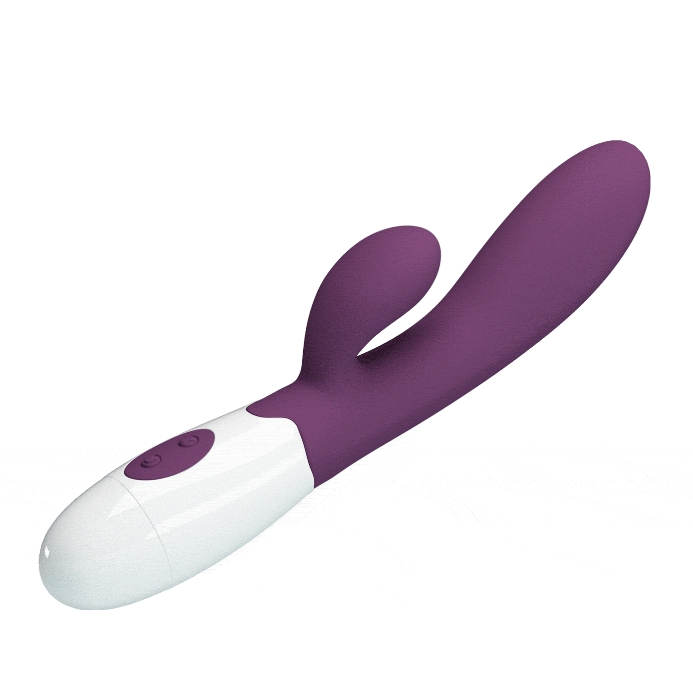 Alvis Vibratore Rabbit da 30 modalità di vibrazione - Silicone Medicale, Viola