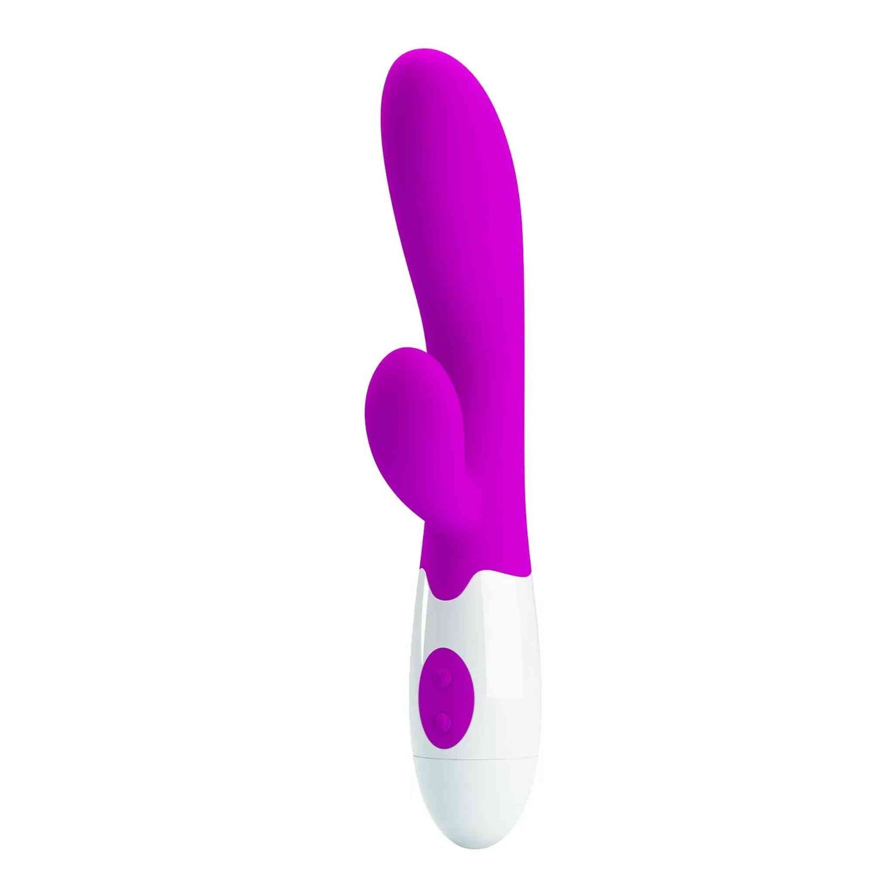 Alvis Vibratore Rabbit da 30 modalità di vibrazione - Silicone Medicale, Viola