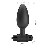 Anal Plug Vibrante 12 cm