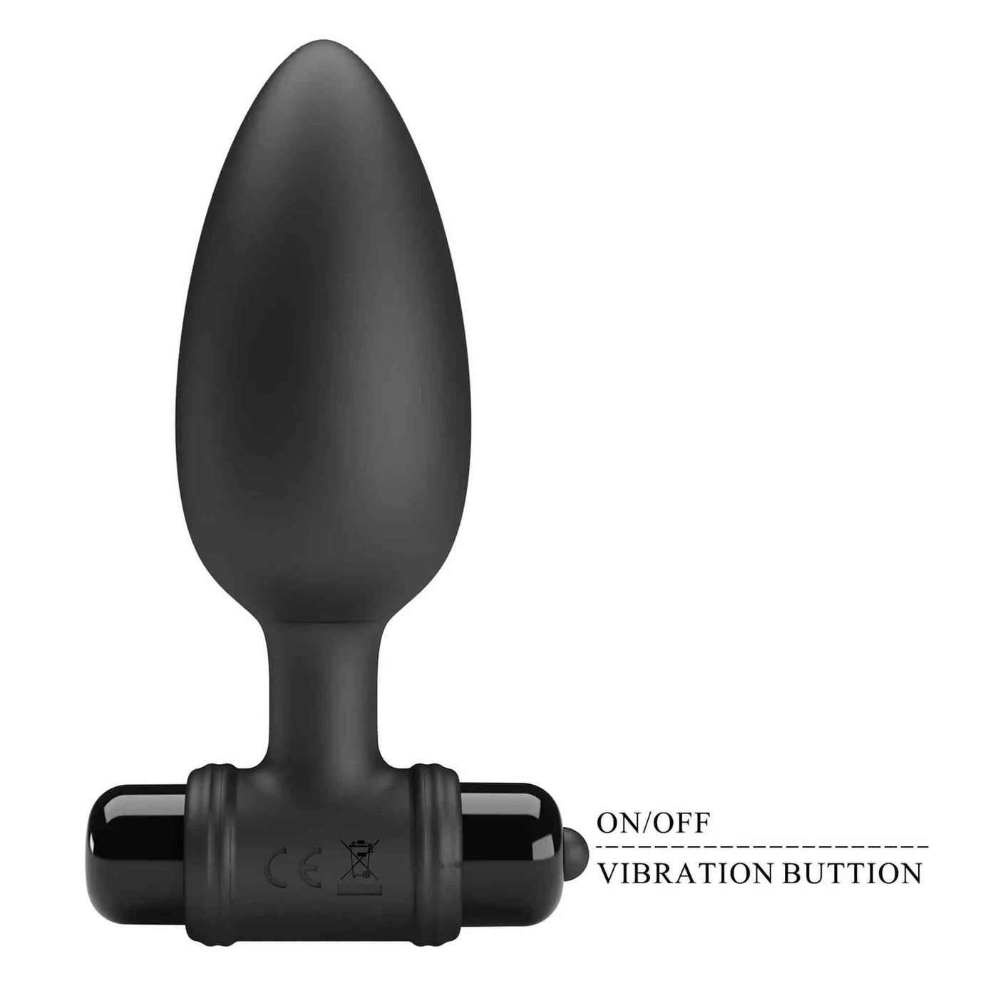 Anal Plug Vibrante 12 cm