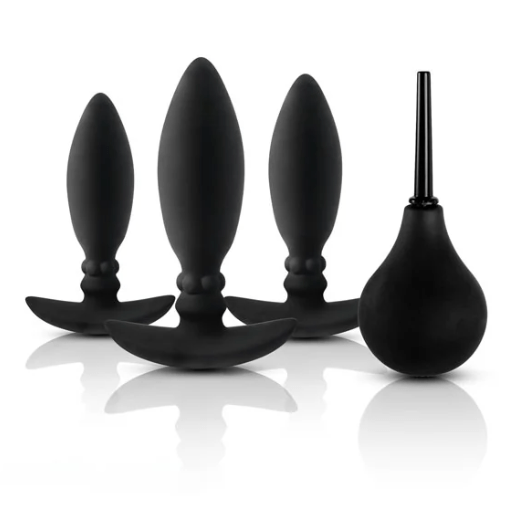 Anal Set 3 Plug Anali e Doccetta Intima - GoEstasy