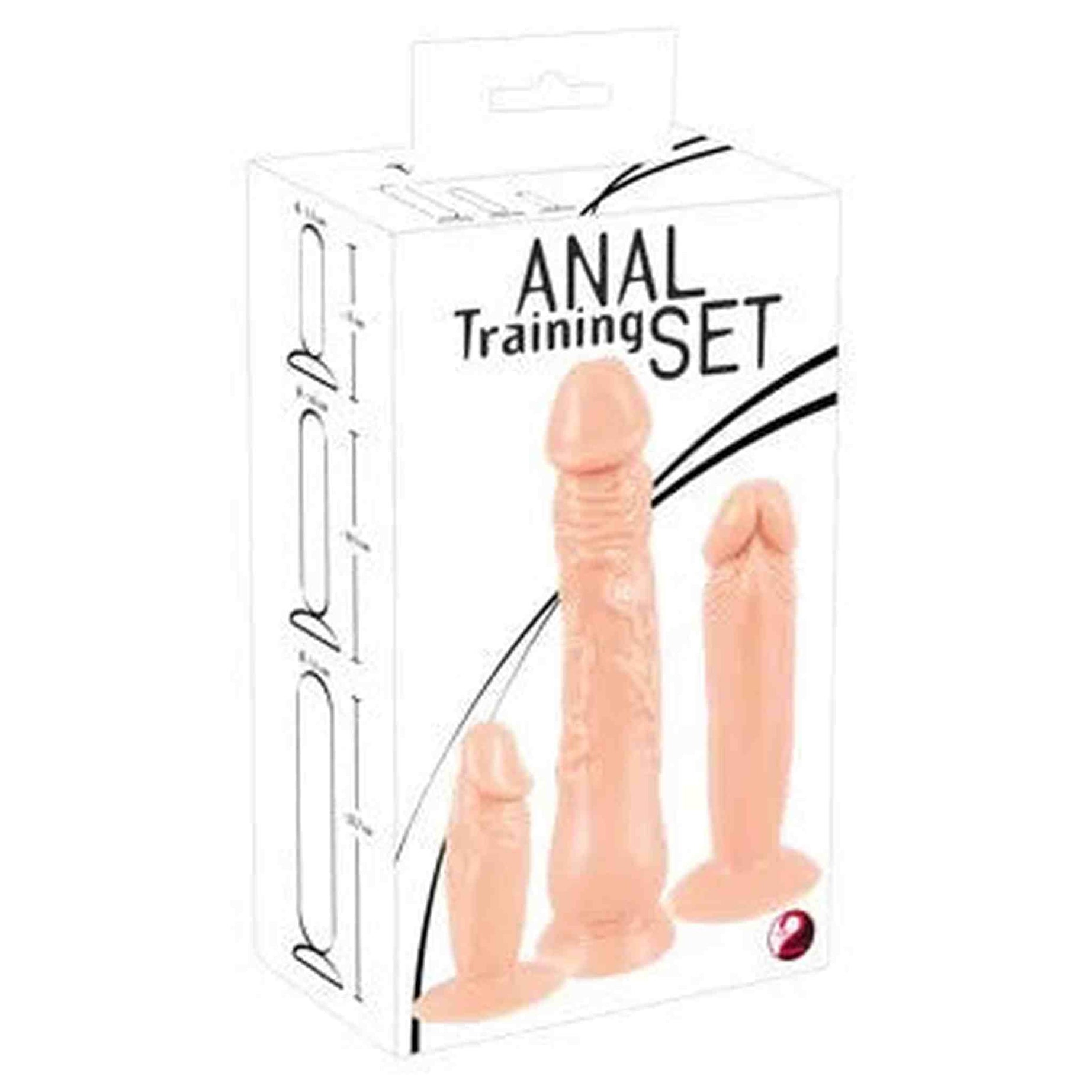 Anal Training Set di 3 Falli Realistici