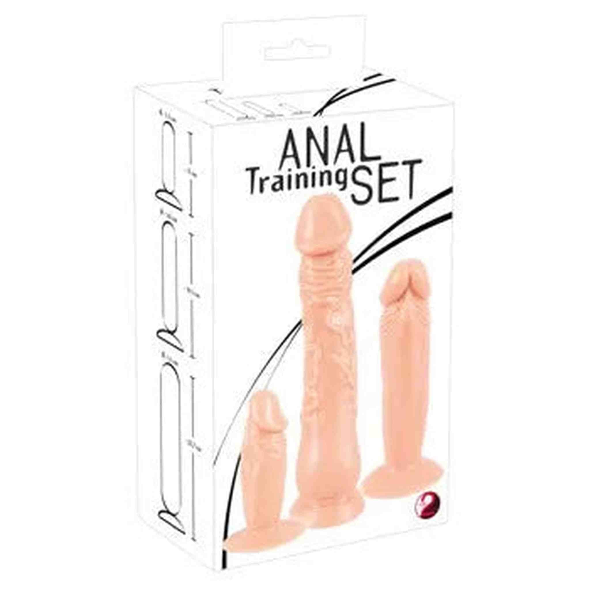 Anal Training Set di 3 Falli Realistici