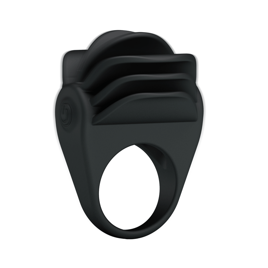 Phallic Ring with Vibrating Petals for Clitoral Stimulation