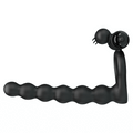 Vibrating Ring With Clitoral Stimulator and Phallus for Double Penetration