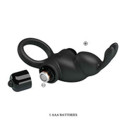 Anello Vibrante Rabbit in SIlicone con 10 vibrazioni