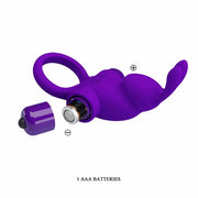 Anello Vibrante Rabbit in SIlicone con 10 vibrazioni