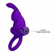 Anello Vibrante Rabbit in SIlicone con 10 vibrazioni