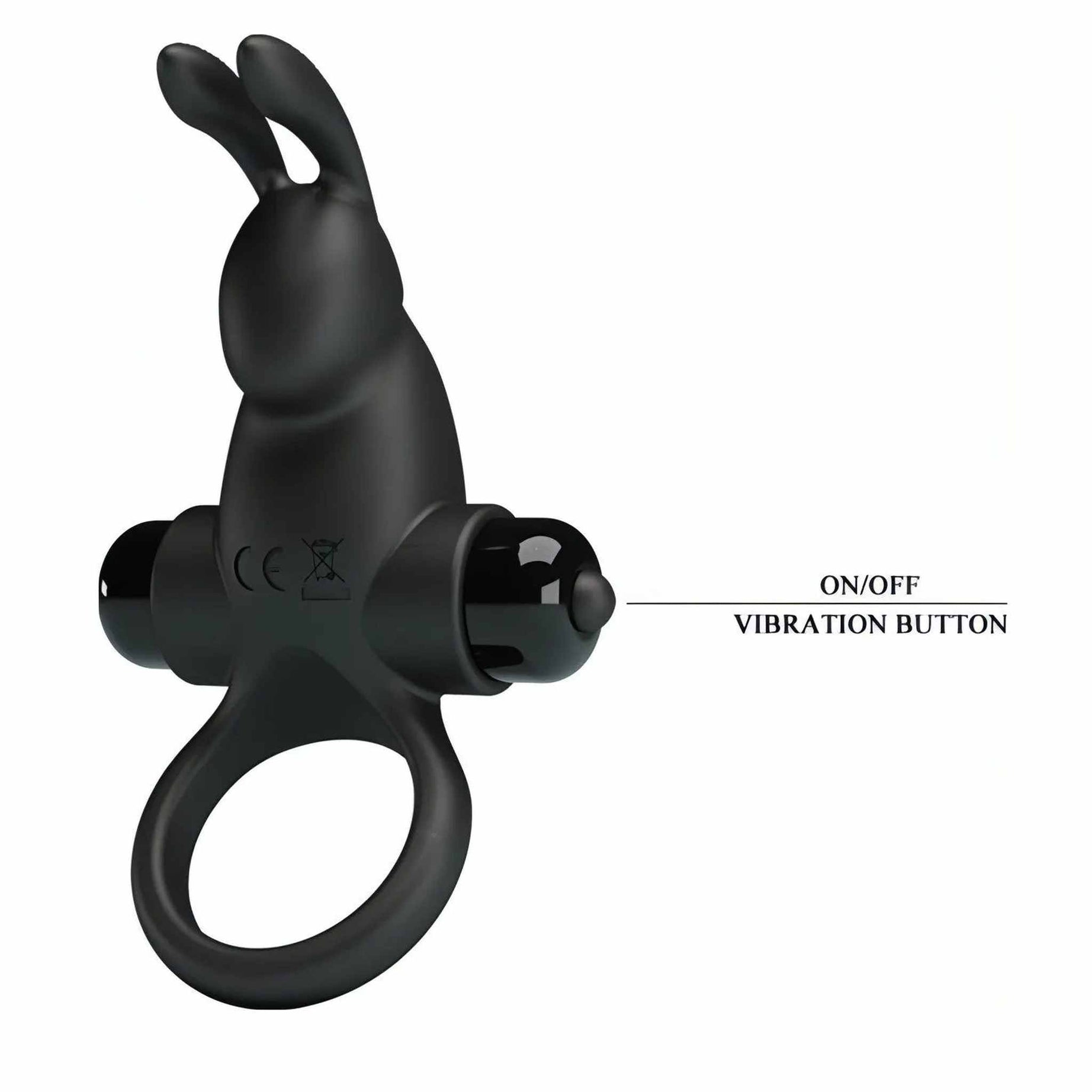Anello Vibrante Rabbit in SIlicone con 10 vibrazioni