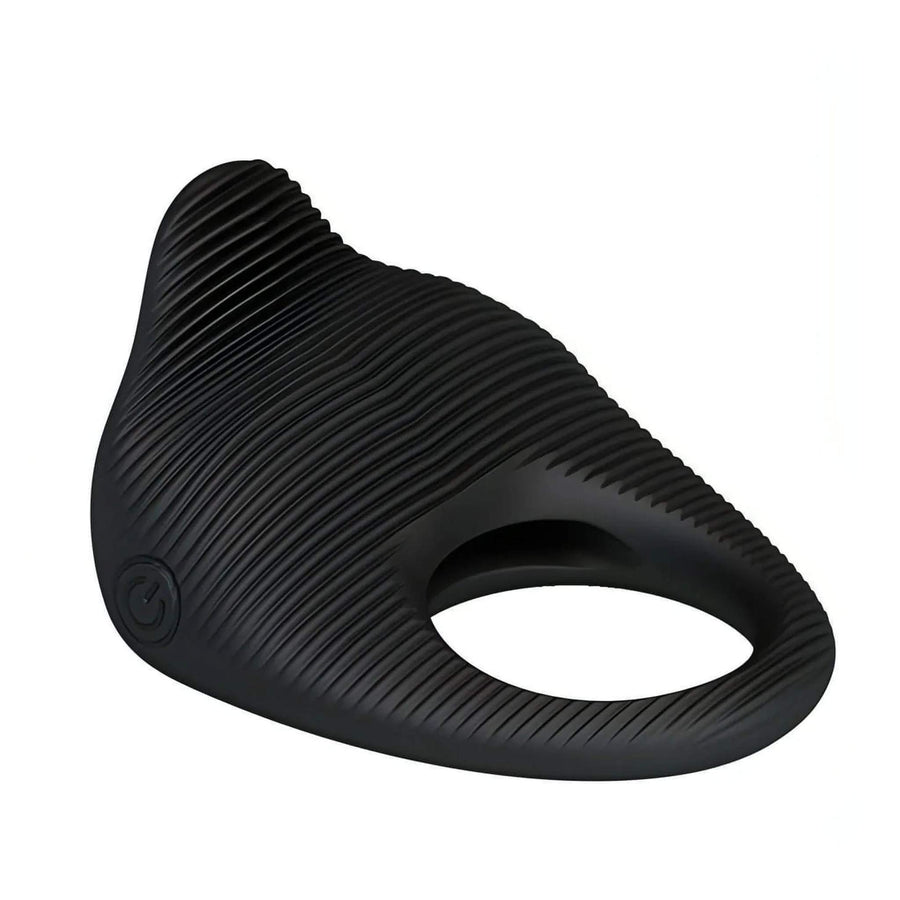 Silicone Vibrating Ring with Clitoral Tab
